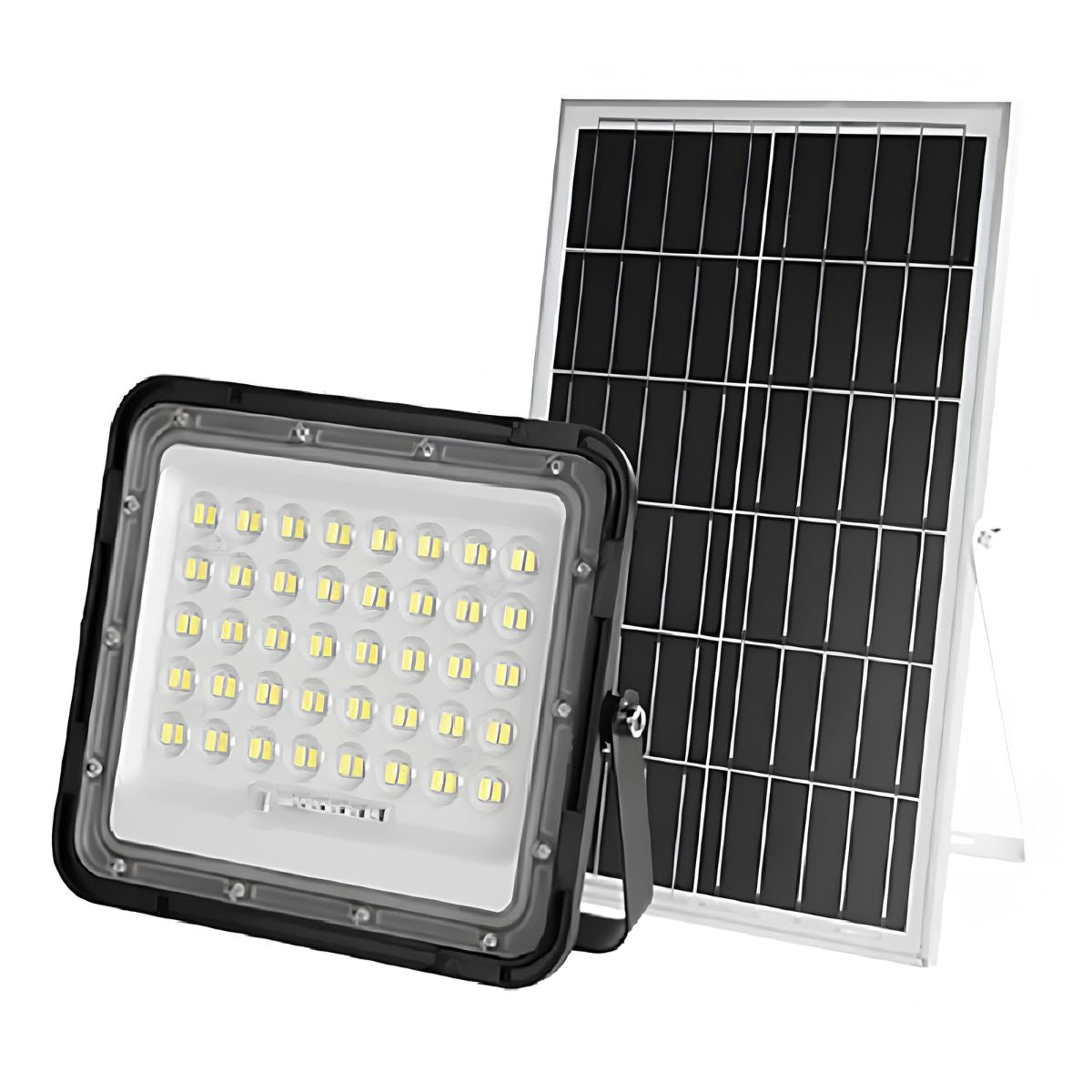 Reflector Solar LED 150W, 6500K. Iluminación Brillante. Sensor de movimiento. Lámpara Solar.