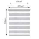 Persiana Roller Enrollable Eclipse Moscú Gris granito