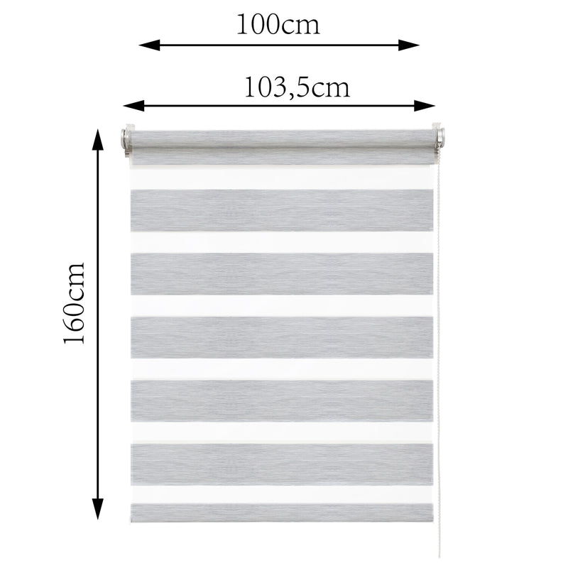 Persiana Roller Enrollable Eclipse Moscú Gris granito