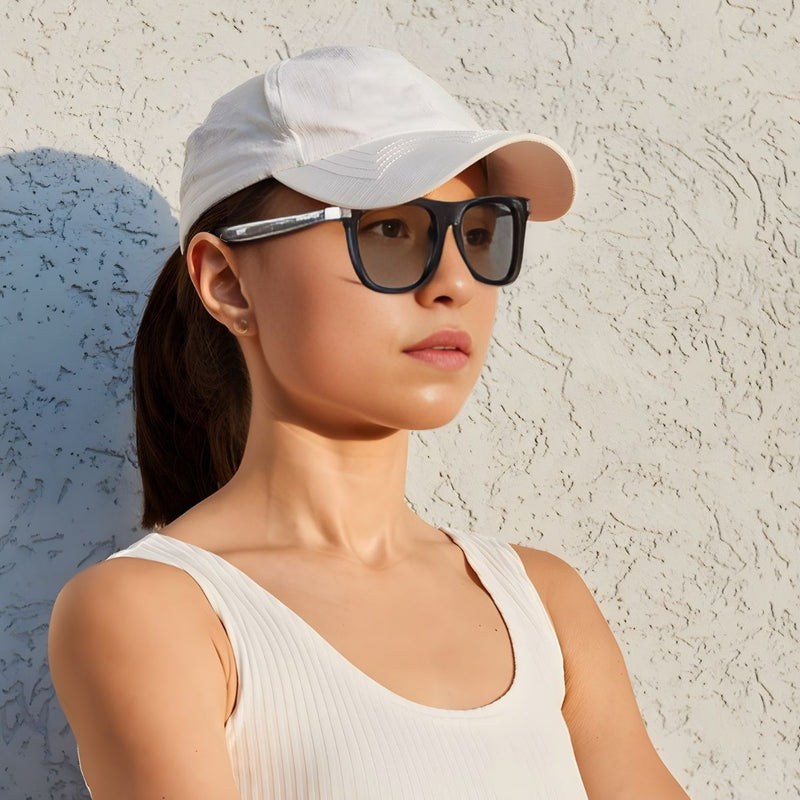 Gafas Inteligentes con Audio Bluetooth 5.4. Lentes de Sol con Altavoces Integrados y Asistente IA. Smart Glasses con Traducción en Tiempo Real y Control Táctil.