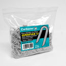 Grapa U galvanizada de 4mm x40 mm. para alambre de puas Bolsa de 1kg.