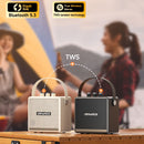 Bocina Bluetooth 5.3 Portátil 10W. Speaker Parlante Inalámbrico con Múltiples Modos de Reproducción TF USB AUX. Altavoz Recargable.