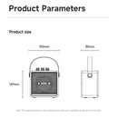 Bocina Bluetooth 5.3 Portátil 10W. Speaker Parlante Inalámbrico con Múltiples Modos de Reproducción TF USB AUX. Altavoz Recargable.