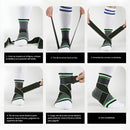 Tobillera de Compresión con Correas Ajustables (Talla M). Soporte para Tobillo. Ideal Deportes y Esguinces. Unidad.