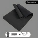 Yoga Mat Antideslizante Negra (183x68cmx8mm). Colchoneta para yoga. Ideal para Pilates, Ejercicio y Entrenamiento.