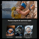 Smartwatch Deportivo con Pantalla AMOLED 1.52". Reloj Inteligente IP67 con Monitoreo de Salud. Auriculares Inalámbricos Integrados.