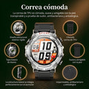 Smartwatch Deportivo con Pantalla AMOLED 1.52". Reloj Inteligente IP67 con Monitoreo de Salud. Auriculares Inalámbricos Integrados.