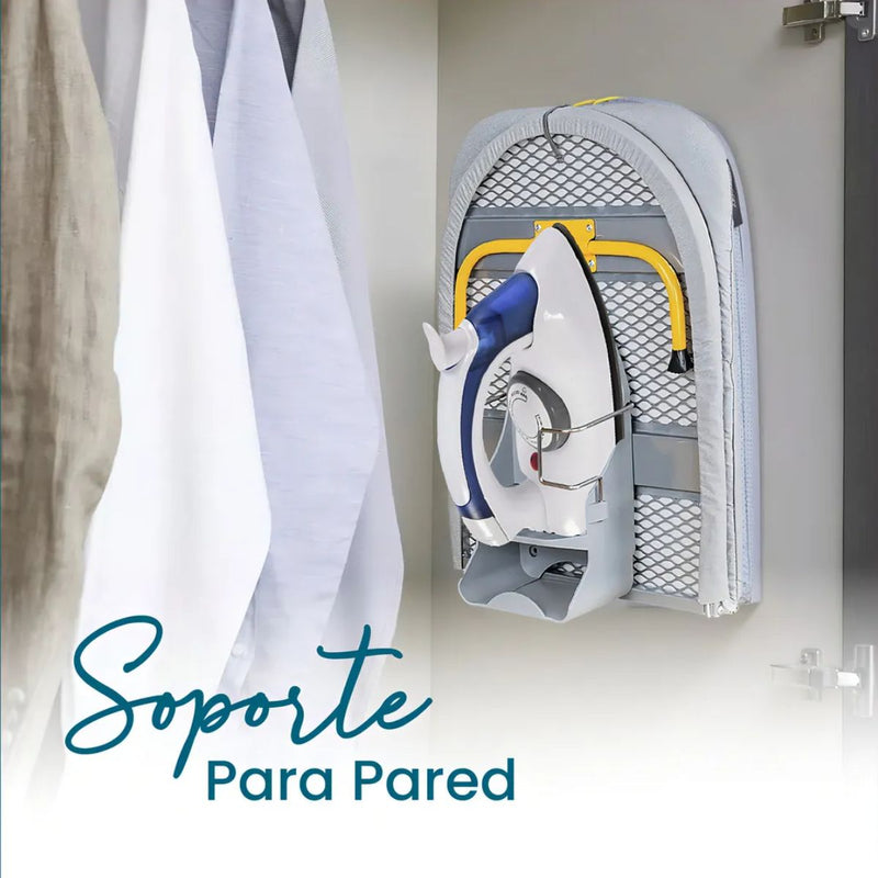 Tabla de Planchar sobre mesa con Soporte para Pared. Tabla de Planchado plegable (89 x 33 cm).