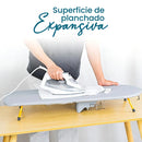 Tabla de Planchar sobre mesa con Soporte para Pared. Tabla de Planchado plegable (89 x 33 cm).