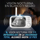 Monitor de Video para Bebé 3.5'' con Visión Nocturna. Baby Cam con Audio Bidireccional y Modo VOX. 110v