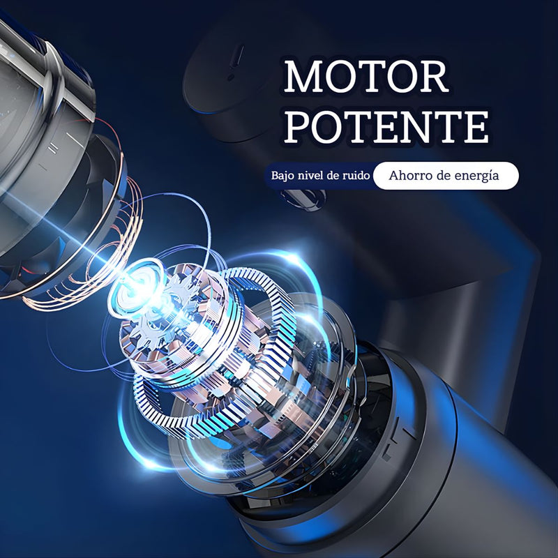 Aspiradora sopladora Portátil 5 en 1. Limpiador Multifuncional con Succión y Soplado. Incluye Accesorios Intercambiables.