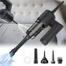 Aspiradora sopladora Portátil 5 en 1. Limpiador Multifuncional con Succión y Soplado. Incluye Accesorios Intercambiables.