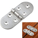 Bisagra Solapada de acero inoxidable. Bisagra sobrepuesta tipo monoeje Puertas y Muebles.