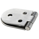 Bisagra Solapada de acero inoxidable. Bisagra sobrepuesta tipo monoeje Puertas y Muebles.