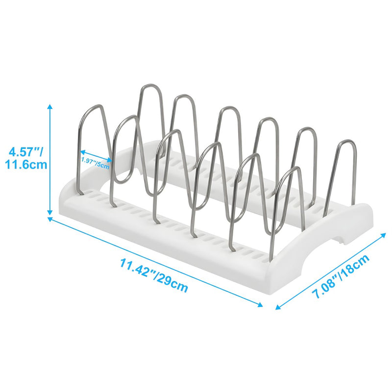 Escurridor de Platos para Cocina. Organizador de Vajilla con Varillas de Acero Inoxidable. Seca vajillas (29x18x11.6cm).