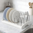 Escurridor de Platos para Cocina. Organizador de Vajilla con Varillas de Acero Inoxidable. Seca vajillas (29x18x11.6cm).