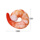 Juguete para perro con sonido. Peluche de Camarón. 16 x 13cm.