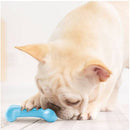 Juguete Para Perro Hueso De Goma Masticable, Color Azul. Tamaño 12Cm