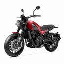 Benelli Leoncino 500cc  Color Rojo Motor Bicilindrico enfriado por liquido Inyec elect 8val DOHC 35.