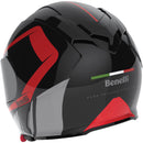 Casco KV-03 Benelli Negro-Rojo