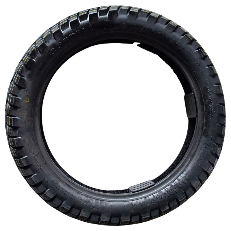 Neumatico trasero 110/90 - 16 (KC150) REAR TIRE 110/90－16