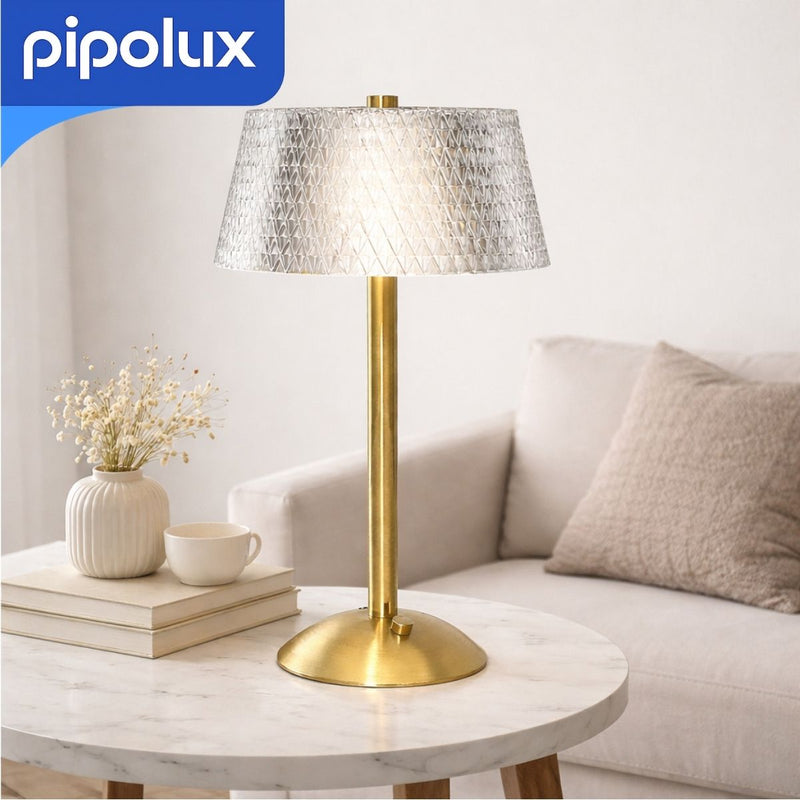 Lámpara Ambiental Recargable LED de 3 Colores Regulable de 1200mAh y 5V 2W. Lámpara de Mesa de Hierro + PP (11.5x15.5 cm) Autonomía 4-8 Horas
