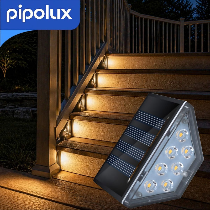 Lámpara Solar LED Compacta con Luz Cálida 3000K y Batería 800mAh de ABS+PC. Luz Exterior Recargable con Autonomía 8-10H (8.3x4cm)