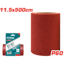 Papel de Lija Grano 60. 11.5 x 500cm. Lijado metal, madera,pared, pintura, plástico.