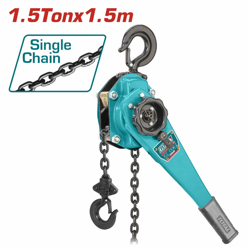 Catalina de Cadena con Palanca 1.5 Ton.x1.5m,Fuerza:236N,Dist:350 mm. 1 cadena.