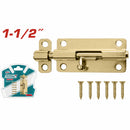 Picaporte tipo perno de acero de 1-1/2" (Horizontal y Vertical) 6 piezas de fijación.