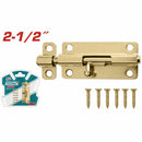 Picaporte tipo perno de acero de 2-1/2" (Horizontal y Vertical) 6 piezas de fijación.