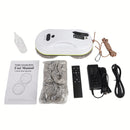 Robot Limpia Cristales. Cepillo para Vidrio automático. Limpia Ventanas 28x14x12cm con pulverizador automático. Poliéster alta eficiencia