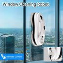 Robot Limpia Cristales. Cepillo para Vidrio automático. Limpia Ventanas 28x14x12cm con pulverizador automático. Poliéster alta eficiencia