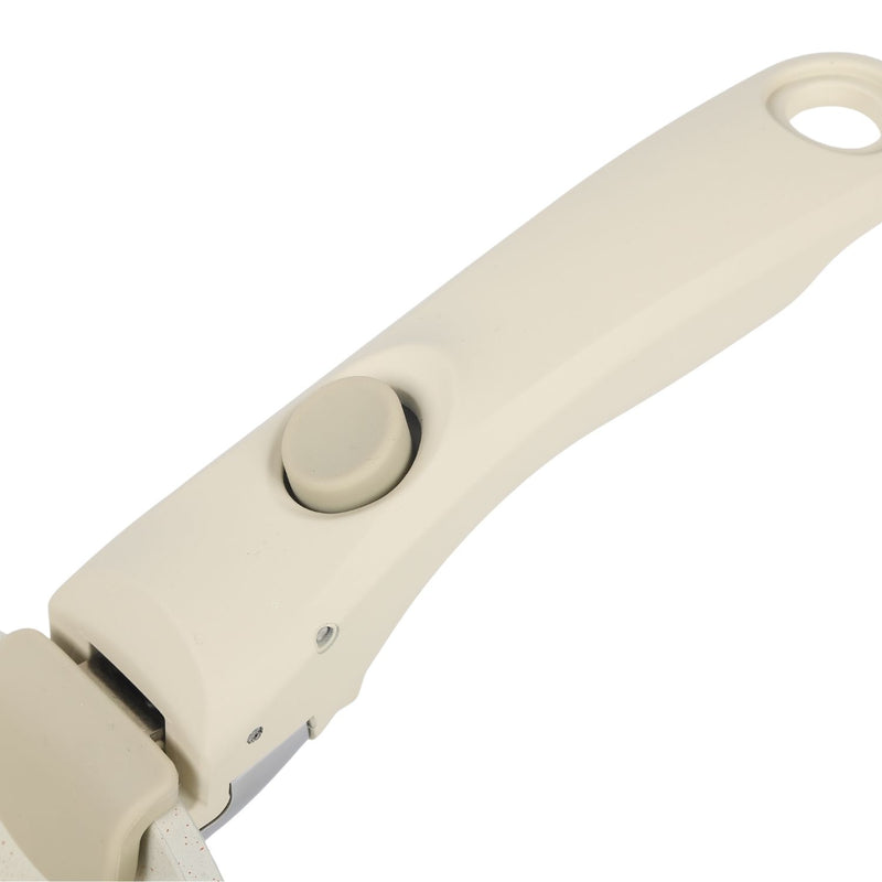 Batería de cocina antiadherente ollas 5 piezas con mango desmontable. Incluye Sartén, cacerola y tapa de vidrio