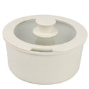 Batería de cocina antiadherente ollas 5 piezas con mango desmontable. Incluye Sartén, cacerola y tapa de vidrio