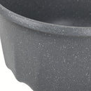 Ollas Antiadherentes 9 Piezas con Revestimiento de Granito, Aluminio Forjado, Color Gris.  Eco-Friendly. Set de 9 piezas. Batería de Cocina. Libre de teflon