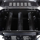 Parrillera BBQ a Gas con 3 Quemadores y Estantes Laterales. Encendido Rápido Acero inoxidable. Medidas: 71x46x43cm