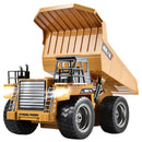 Camión volquete de juguete con control remoto 29cm Vehículo de construcción plástico para niños.