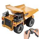 Camión volquete de juguete con control remoto 29cm Vehículo de construcción plástico para niños.