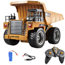 Camión volquete de juguete con control remoto 29cm Vehículo de construcción plástico para niños.