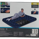 Colchón Inflable Individual 185x76x22cm PVC Flocado con Válvula Ideal Camping, Playa y Hogar. Colchoneta inflable