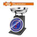 Báscula de Resorte para pesar 20kg Graduación 100g Pantalla: Placa de Dial. Báscula de Aguja. Balanza