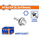 Tornillos Autotaladrantes con arandela. Hex.