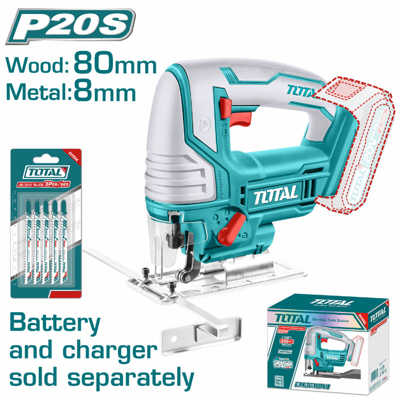 Sierra caladora inalambrica 20V NO incluye cargador ni baterias.  (1 año)