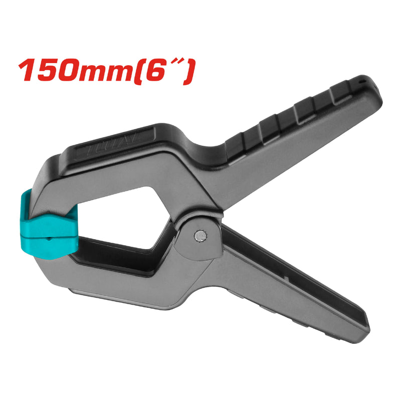 Pinza de Resorte para Sujecion de 6". Longitud de 150 mm. Fuerza de agarre: 15 Kg.