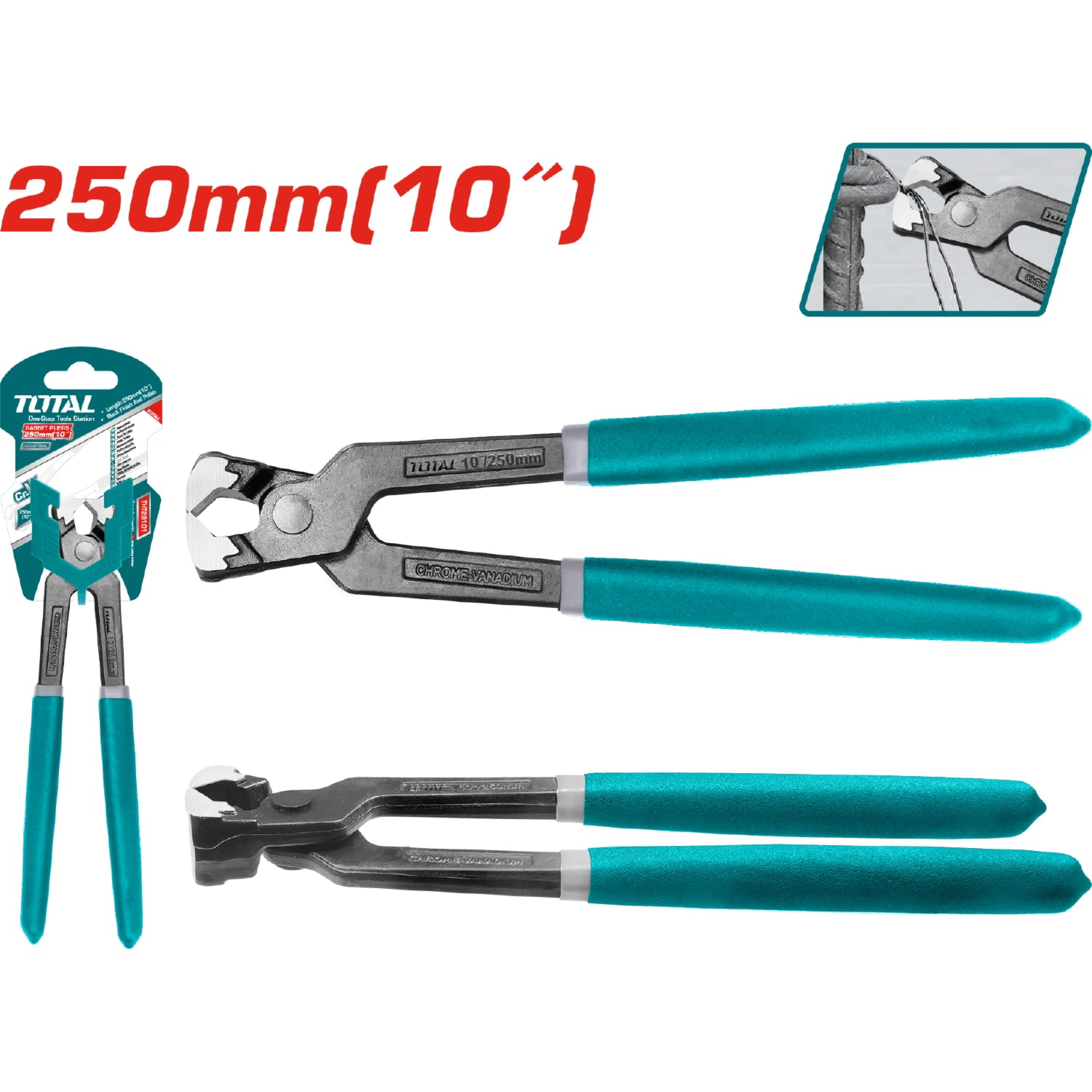Alicates de conejo 10"/250mm Cr-V.