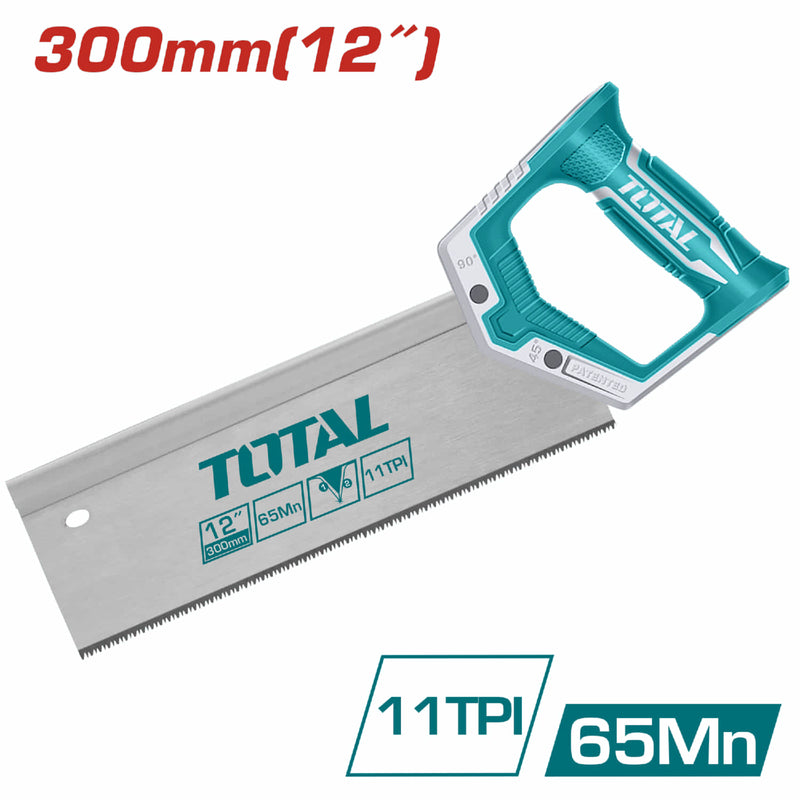 Serrucho trasero 300 mm /12". Espesor 0.8 mm, 11TPI