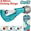 Cortador de tubo de cobre y alumnio. Corta hasta  32 mm