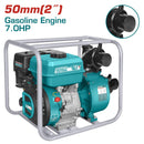 Bomba De Agua A Gasolina 7.0 HP, Diametro De Salida 50Mm ( 2" ). Flujo Max. 550 L/Min ( Lift 28M ),