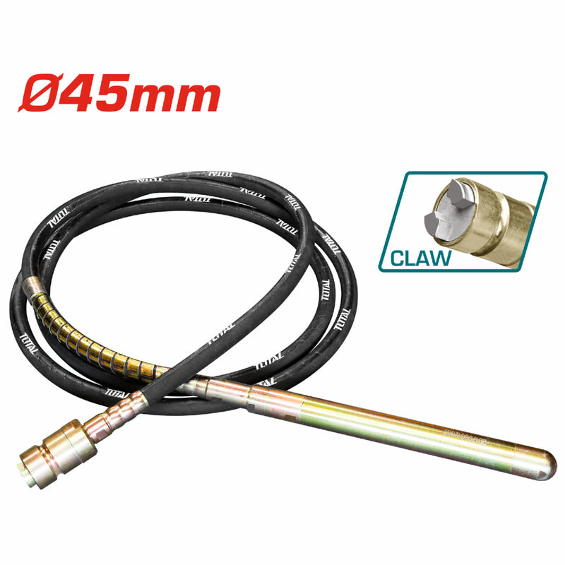 Poker de vibracion para vibrador de concreto Total TP630-2